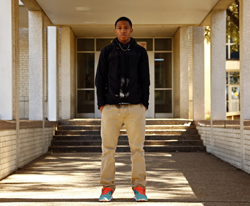 Cedric Collins Jr. photographed Wednesday, January 29, 2014 at Skyline High School in...