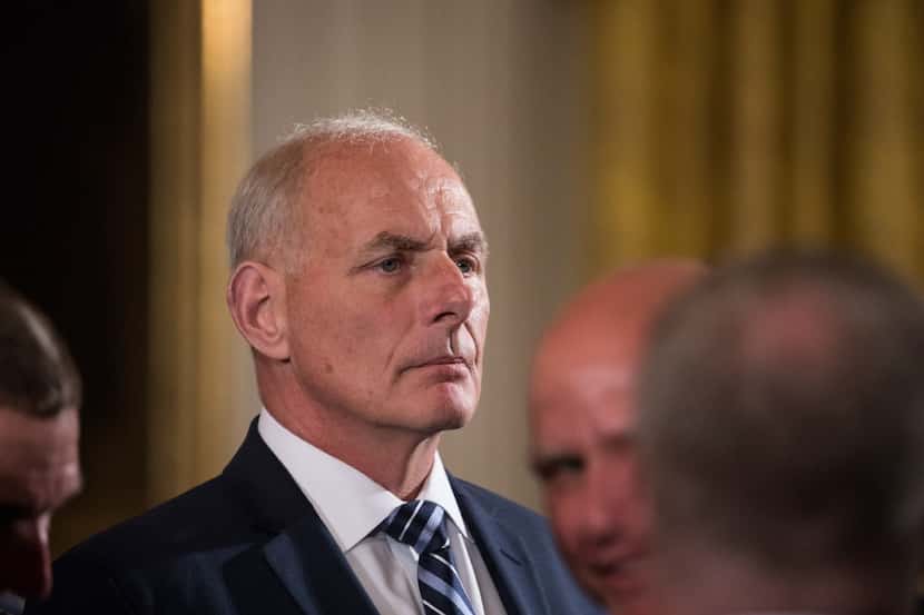 John F. Kelly, White House Chief of Staff for President Donald Trump, attends Medal of Honor...