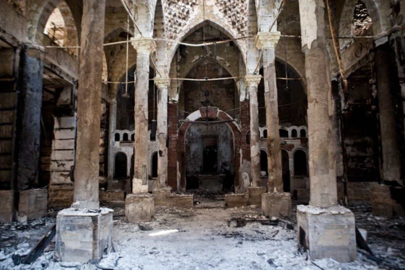 The Amir Tadros Church in Minya, Egypt, about 250 kilometers south of Cairo. The church was...