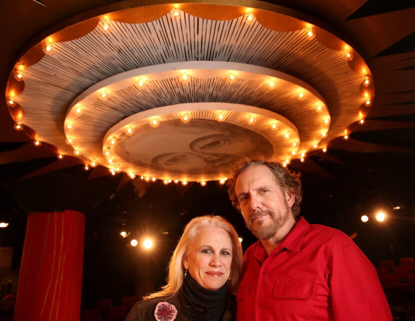 Katherine Owens, artistic director of Undermain Theatre in Dallas, and her husband, Bruce...