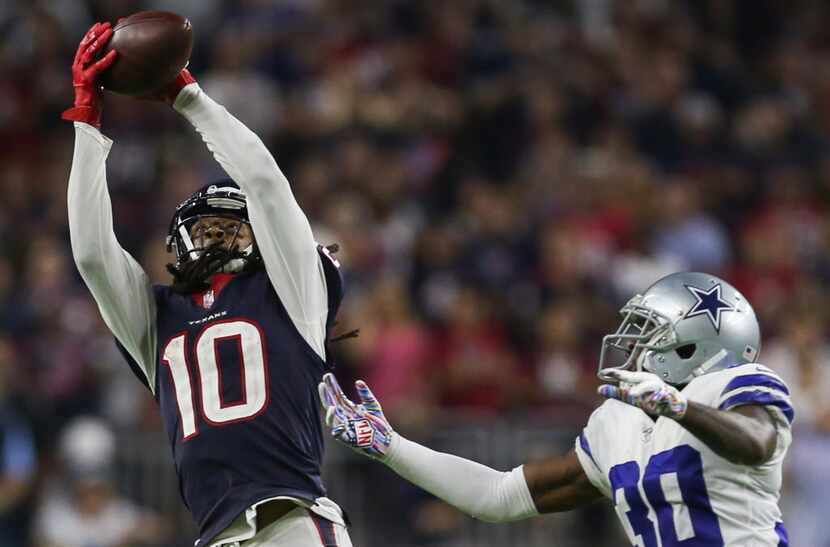 DeAndre Hopkins de los Houston Texans (10). (Ryan Michalesko/The Dallas Morning News)