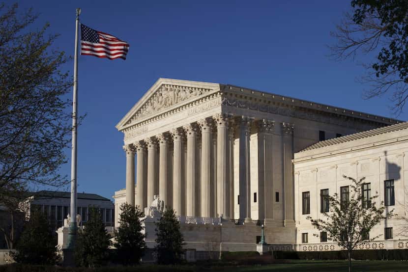 The Supreme Court Building is seen in Washington. In an era of deep partisan division, the...