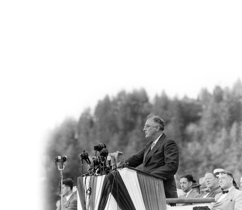 
File/The Asheville (N.C.) Citizen-Times

President Franklin Roosevelt dedicated the Great...