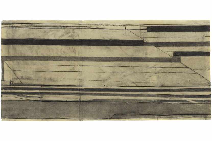 Untitled (Ocean Park), 1986 
Charcoal and ink on paper 17 5/8 x 37 1/8 in. (44.7 x 94.2 cm)...