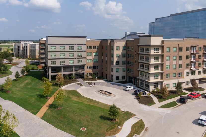 Cadence at Frisco Station has 322 apartments.