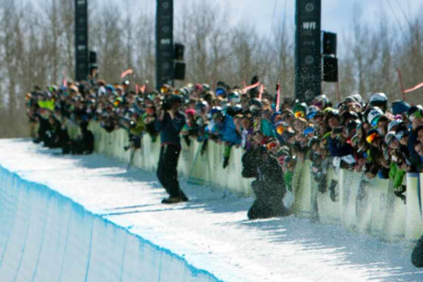 Ayumu Hirano competes in the March 2013 Burton US Open event in Vail, Colorado.