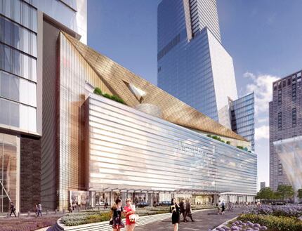  Neiman Marcus store under construction in Hudson Yards on the Far West Side of New York,...