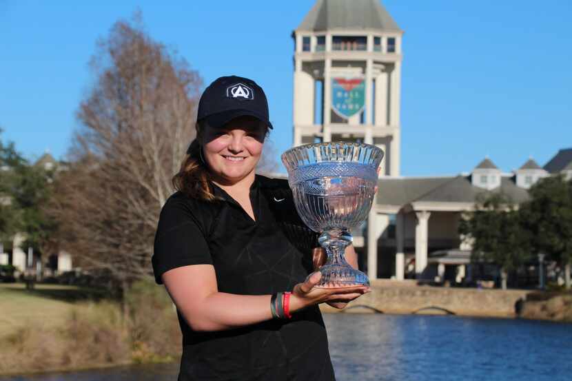 McKinney golfer Avery Zweig won her first American Junior Golf Association tournament...