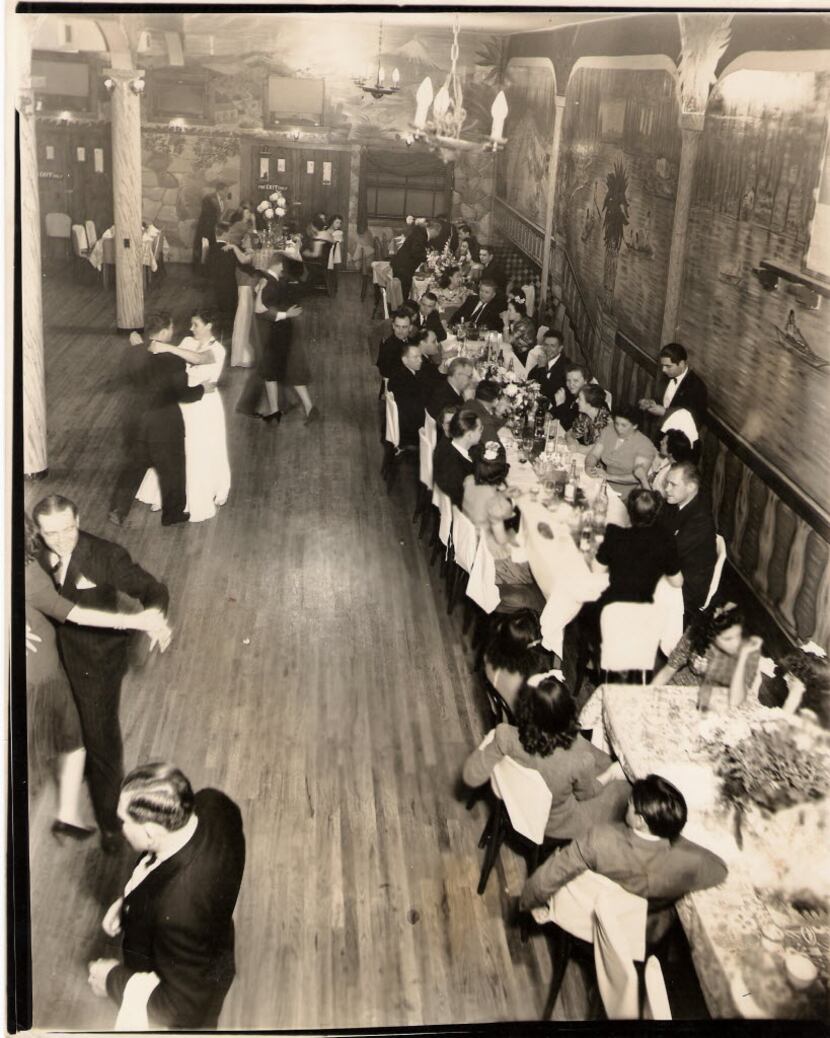 The El Fenix ballroom, next door to El Fenix Cafe, in 1938, was a popular social spot in...