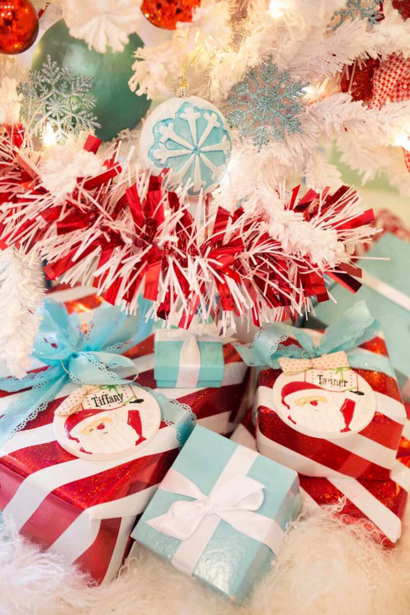 Here's a close-up of some of the presents under the tree.