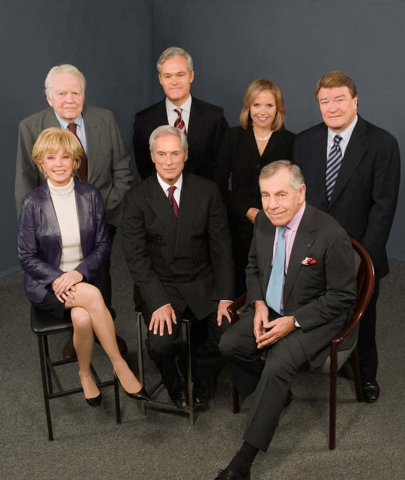 A 2006 photograph of 60 Minutes correspondents and Andy Rooney together for the prime-time...