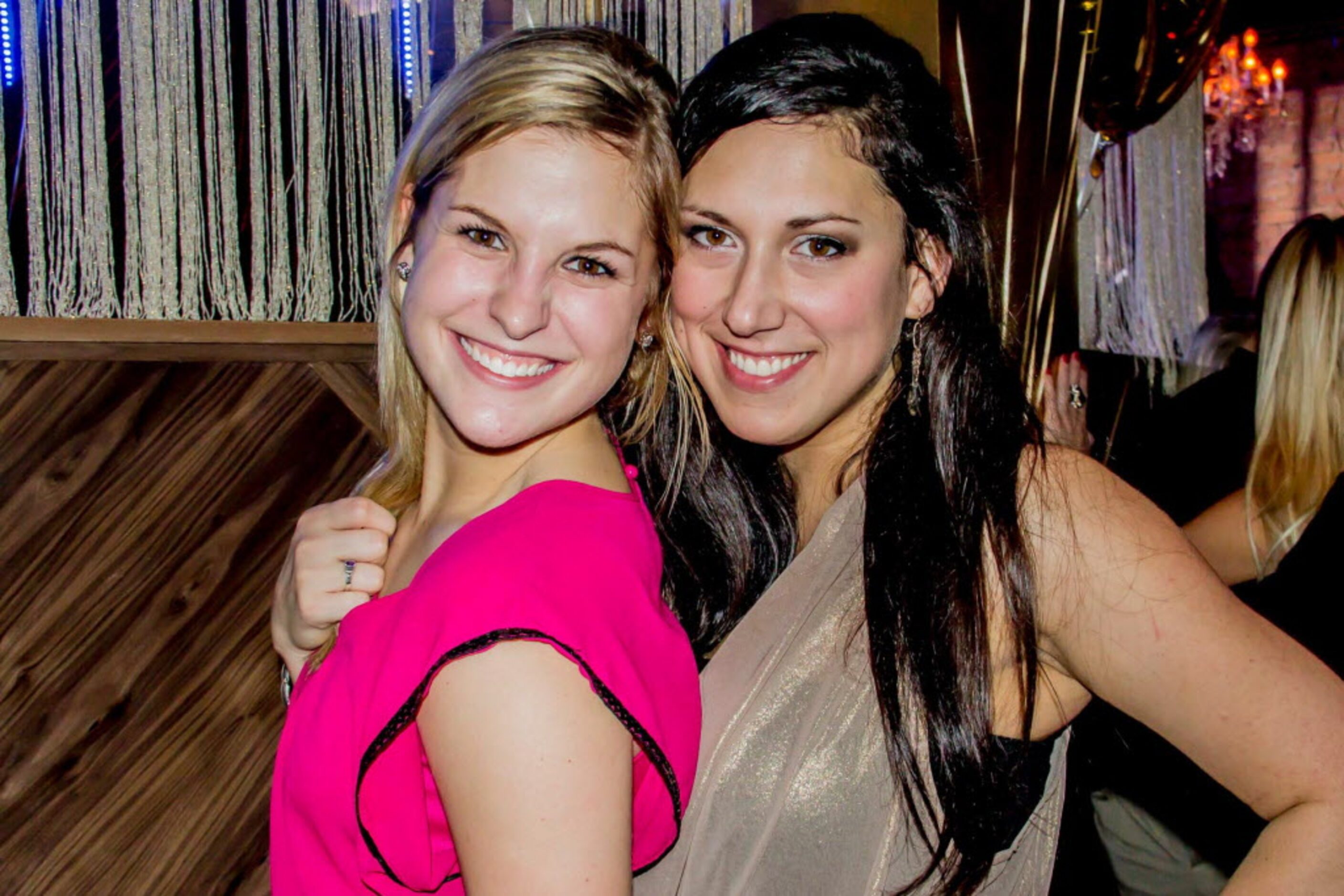 Misti Dooley and Anna Kraft ring in 2013 at LeVu in Dallas on Dec 31, 2012.