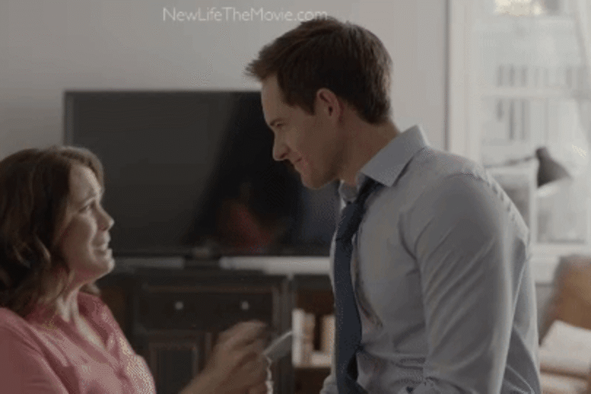 Erin Bethea and Jonathan Patrick Moore play Ava and Ben in "New Life," which was released to...