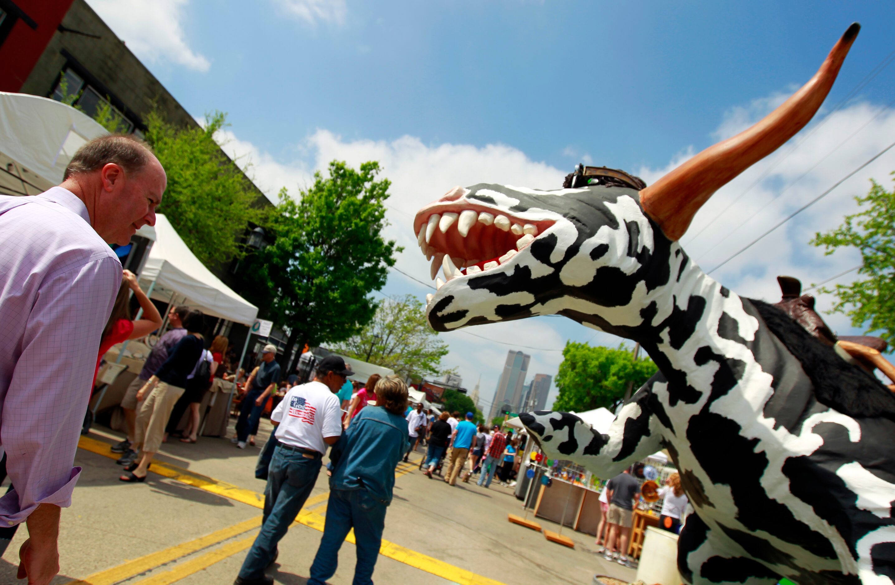 BE ARTSY: Six blocks of Dallas' Main Street will be hopping during the Deep Ellum Arts...