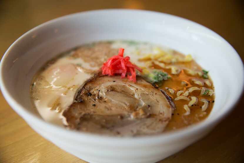 George Itoh and Andy Tam took tonkotsu off the menu at Ichigoh Ramen Lounge because the...