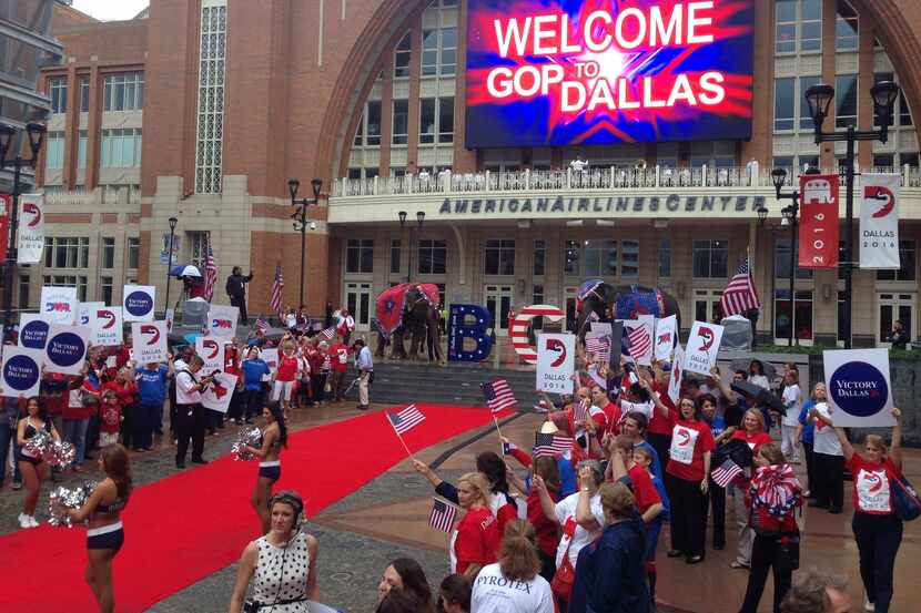 Dallas welcomed the Republican National Convention host committee at American Airlines...
