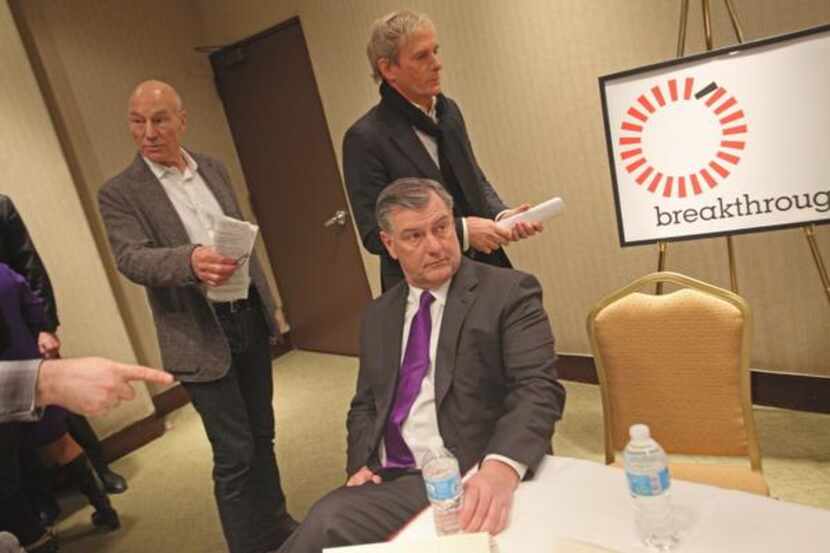 
Dallas Mayor Mike Rawlings attended an anti-domestic violence meeting this month in New...