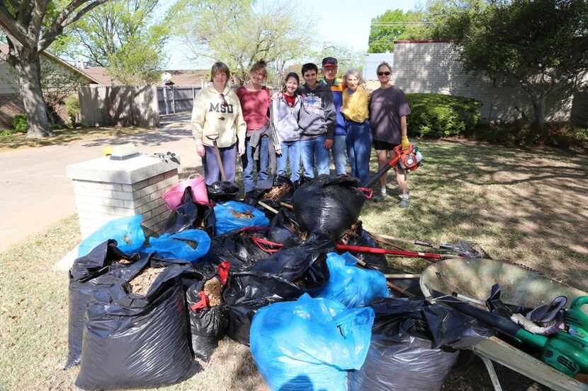  Richardson residents will gather to clean up parks and pick up trash during the city's...