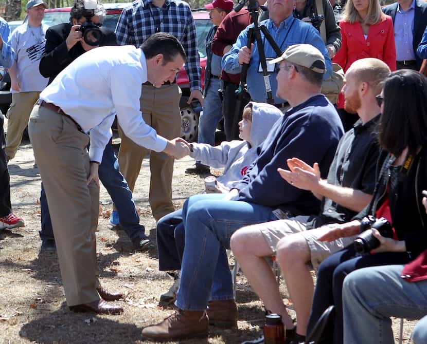  Cruz also touted his devotion to the Second Amendement at the Londonderry Fish and Game...