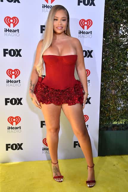 Latto arrives at the iHeartRadio Music Awards, Monday, April 1, 2024, in Los Angeles.