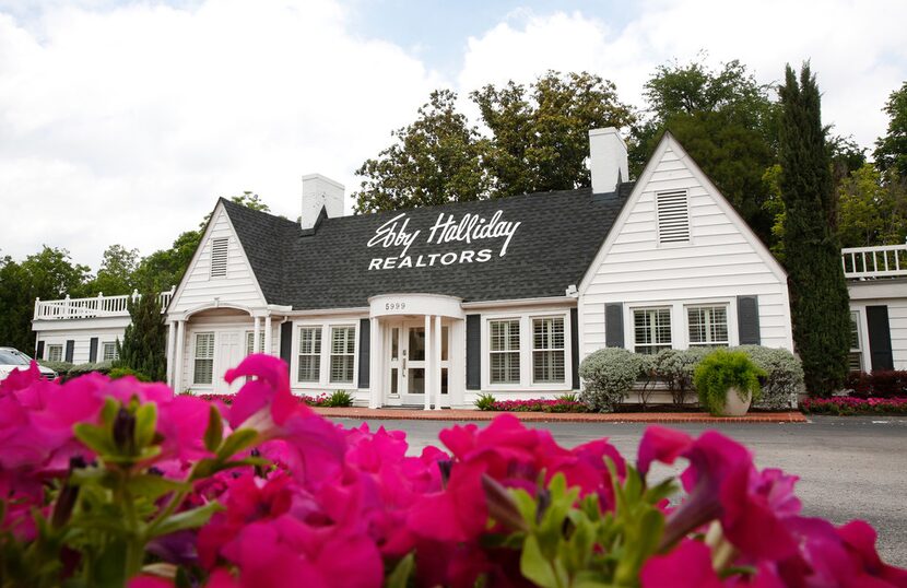 Exterior of Ebby Halliday Realtors in Dallas on Monday, May 21, 2018. 