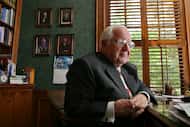Paul Pressler, shown in 2004, was a leading figure of the Southern Baptist Convention. He...