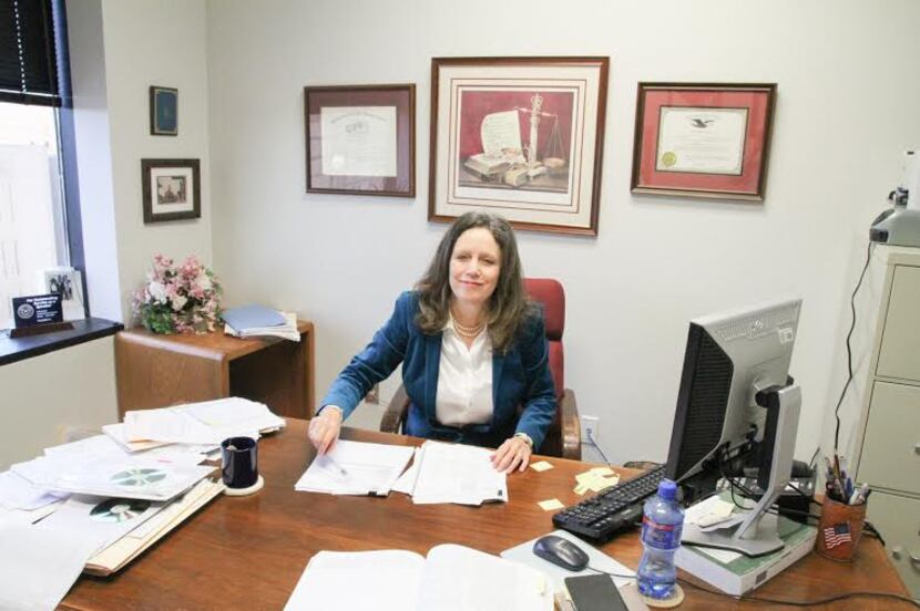  Cindy Stormer, the former Cooke County district attorney, oversaw the budget as...
