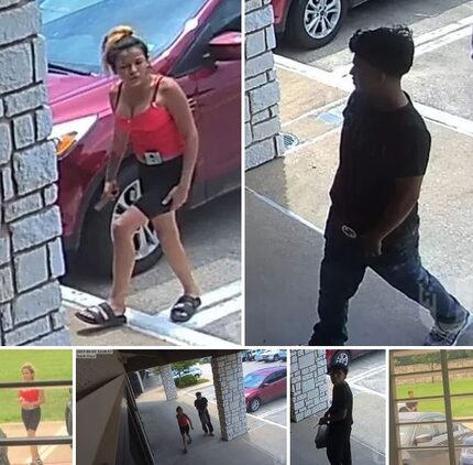 Images of the suspects from security footage at the scene.