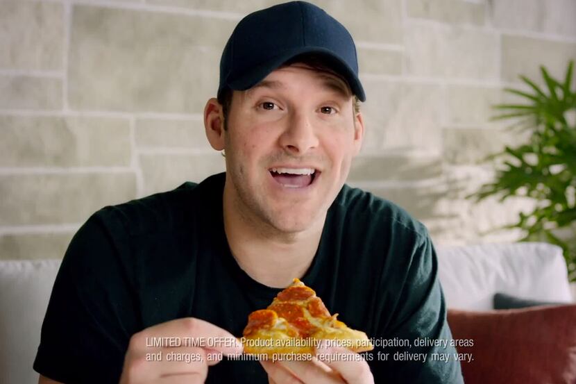 You won't see Tony Romo in the Super Bowl, but you'll see him during Super Bowl commercials.
