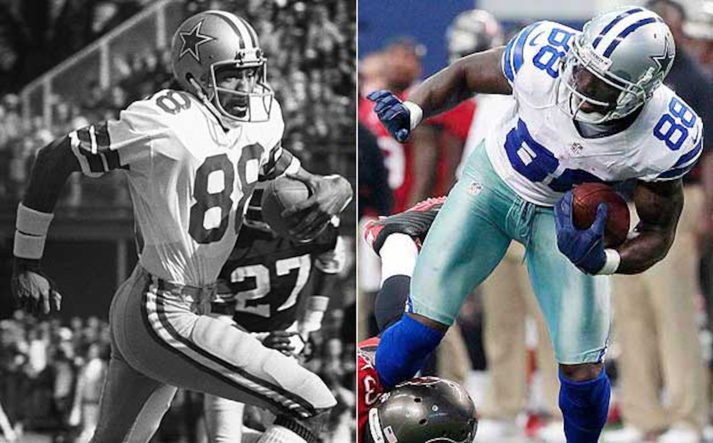 Michael Irvin, Dez Bryant, and Drew Pearson  Dallas cowboys players,  Dallas cowboys, Dallas cowboys football team