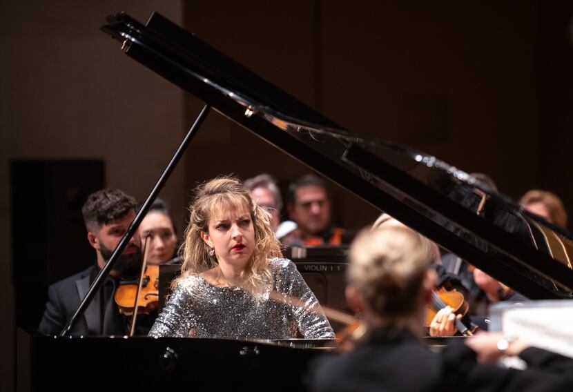 Pianist Lise de la Salle performs Clara Schumann's Piano Concerto with Music Director Fabio...