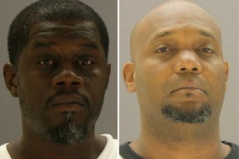  Travis DeWayne Crowder (left) and Brenson Dudley Smith face burglary charges.