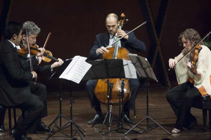 From left: Jun Iwasaki, Curt Thompson, Brant Taylor and Kirsten Docter performed "Tales from...