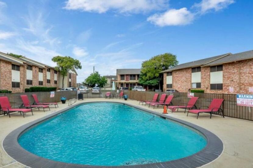 The Mustang Villas apartments in Grapevine were included in the sale.