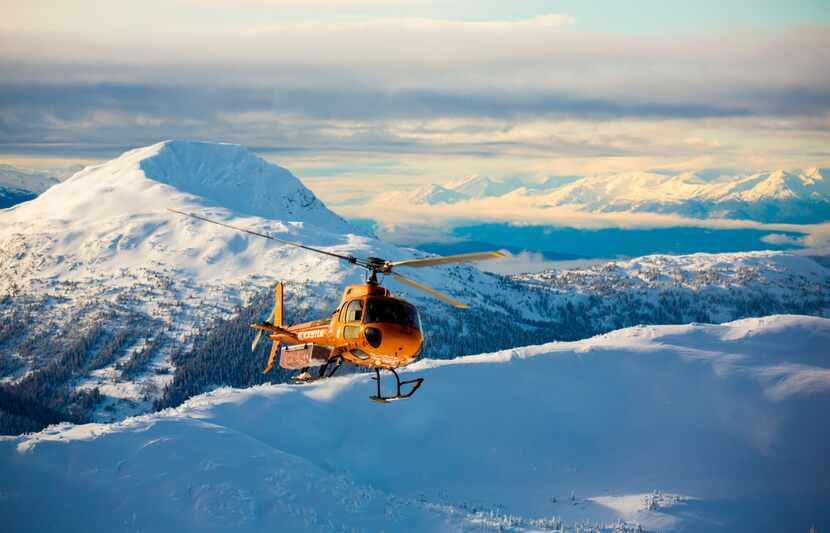 Northern British Columbia's Skeena Mountains offer some of the best heli-skiing terrain in...