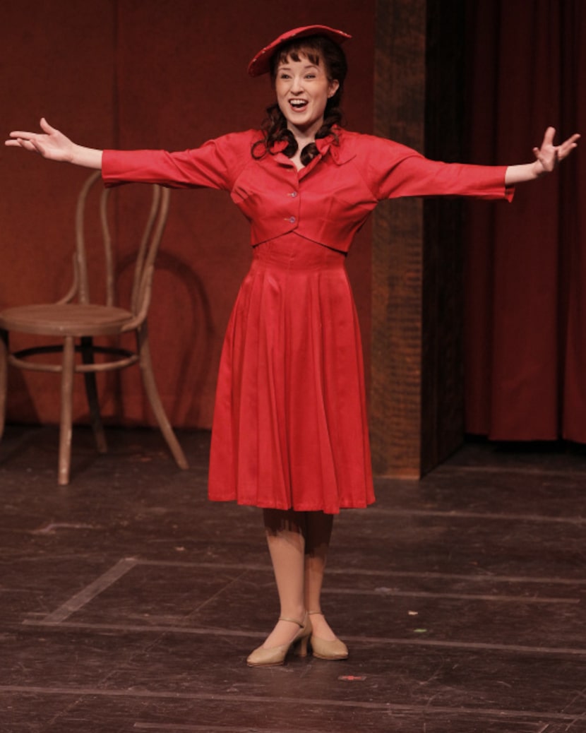 Mary McElree as Consuelo in "Too Many Girls," at the Irving Arts Center's Carpenter...