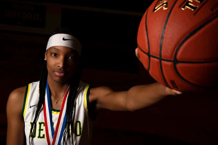 Sa'Myah Smith is a junior forward for the DeSoto High School girls basketball team. (Shelby...