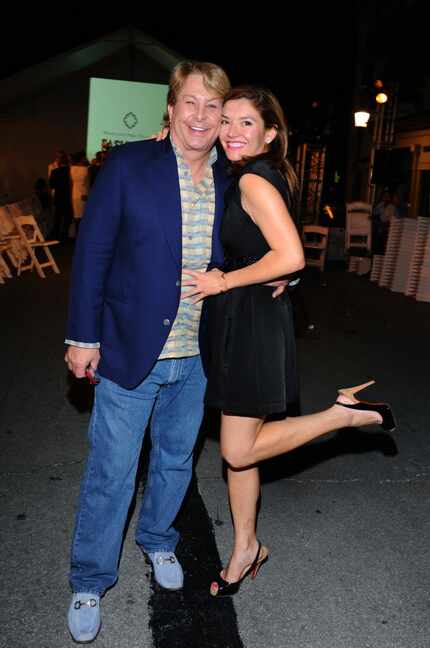 Paul Neinast and Janet LaBarba at Fashion's Night Out 2011 at Highland Park Village 