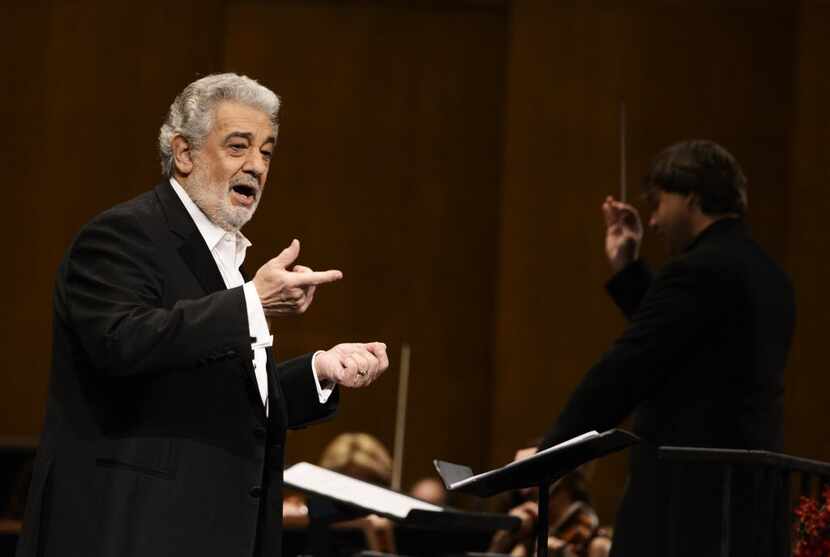 Tenor Placido Domingo performs at the Dorothy Chandler Pavilion in Los Angeles in 2013.....