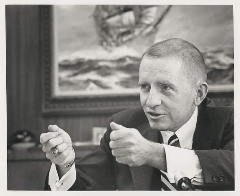 Businessman Ross Perot, photographed for the Dallas Times Herald in Feb. 1973. 