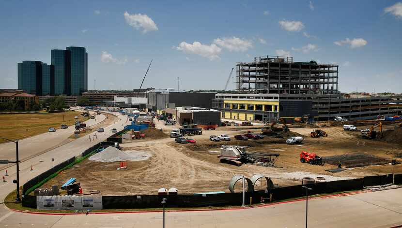 The Irving Music Factory, shown under construction in May, opens next month.