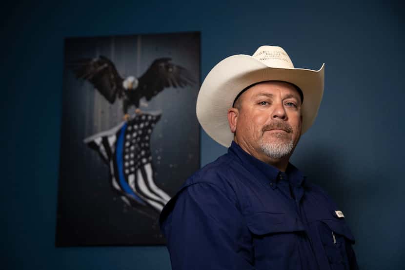 Hood County investigator George Zamarron poses for a portrait at the Hood County Sheriff’s...