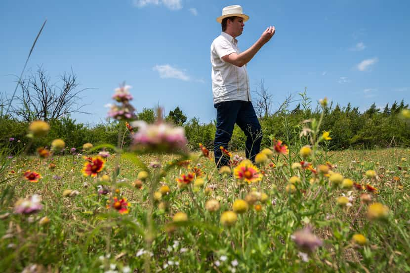 Robert Kent, Texas state director for the Trust for Public Land, walked Tuesday through one...