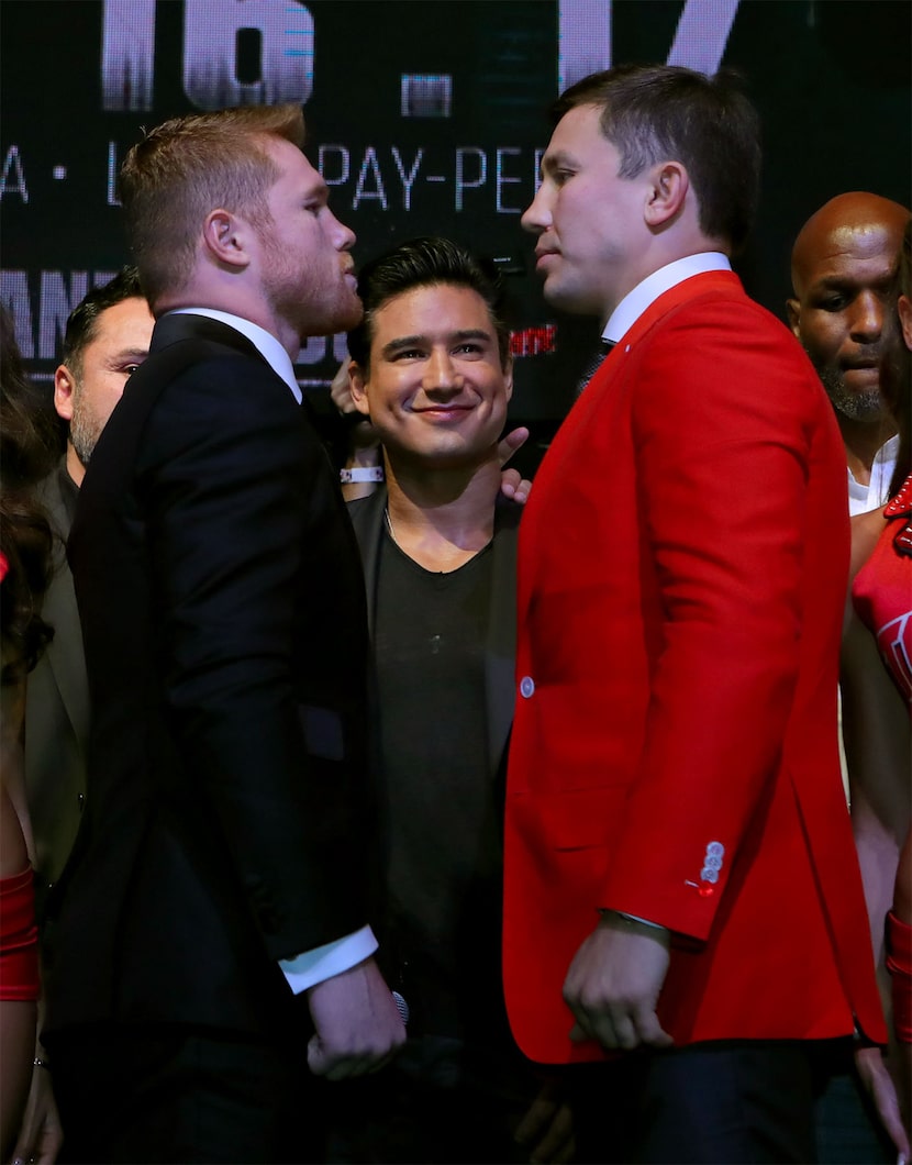 Canelo vs. GGG. Foto GOLDEN BOY PROMOTIONS.