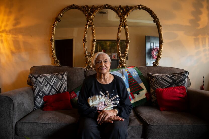 Marion Washington, 92, is one of the original homeowners in Hamilton Park in northeast...