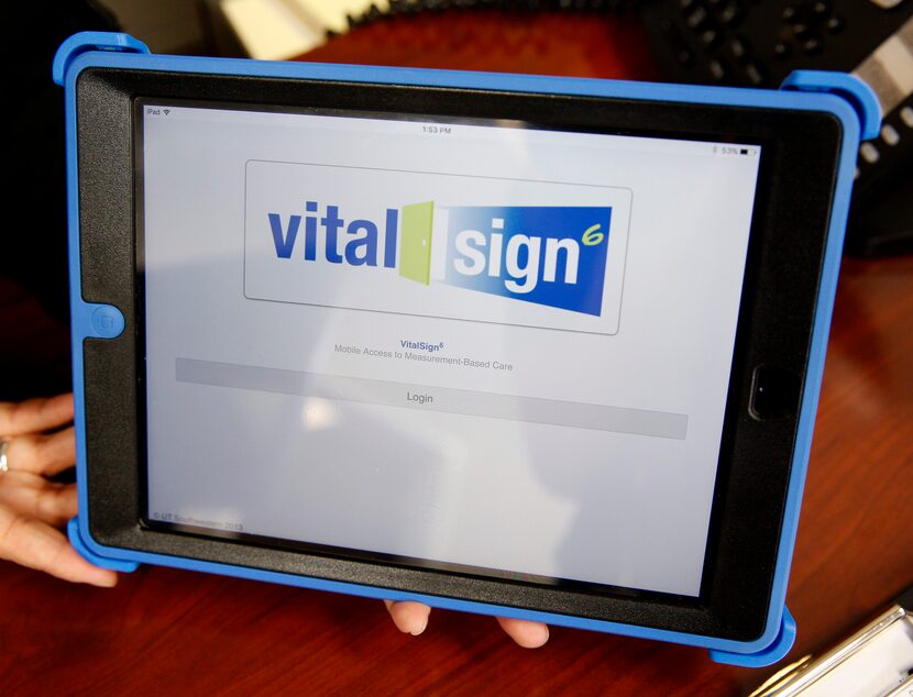 The VitalSign6 survey photographed at Brother BillÕs Helping Hand in Dallas on Nov. 20.