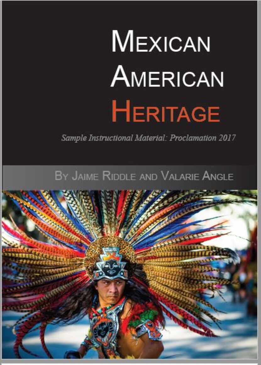 The cover of the controversial Mexican-American history textbook.
