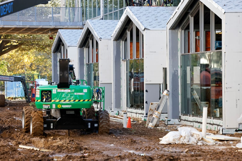 Construction continues on the Center for Transforming Lives Riverside Campus, Wednesday,...