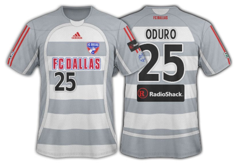 20 Years: FC Dallas jerseys