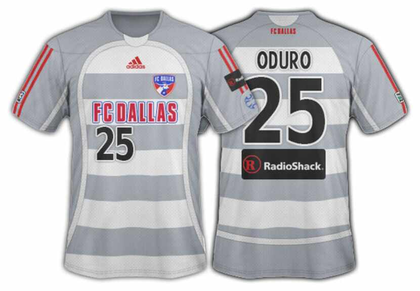 2006-07 FC Dallas grey and white hoops seconday